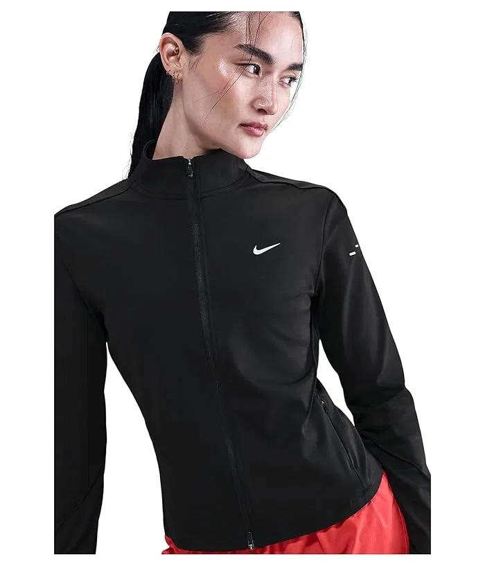 Беговая куртка Nike Swift Dri-FIT Full-zip Mid-layer Running Top, Black/Reflective Silver — фото 3