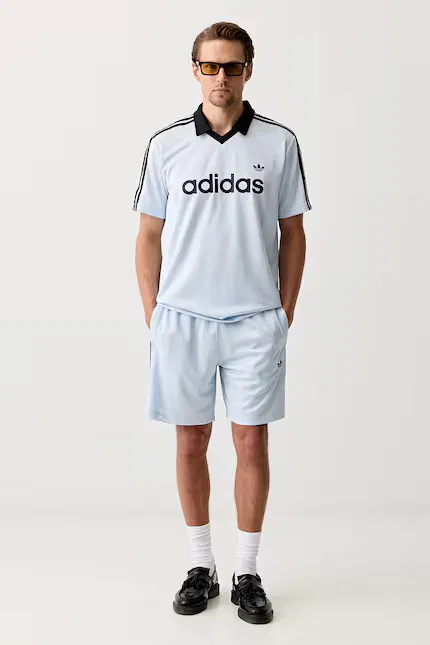 Шорты из мягкой ткани Adidas Originals, синий — фото 2