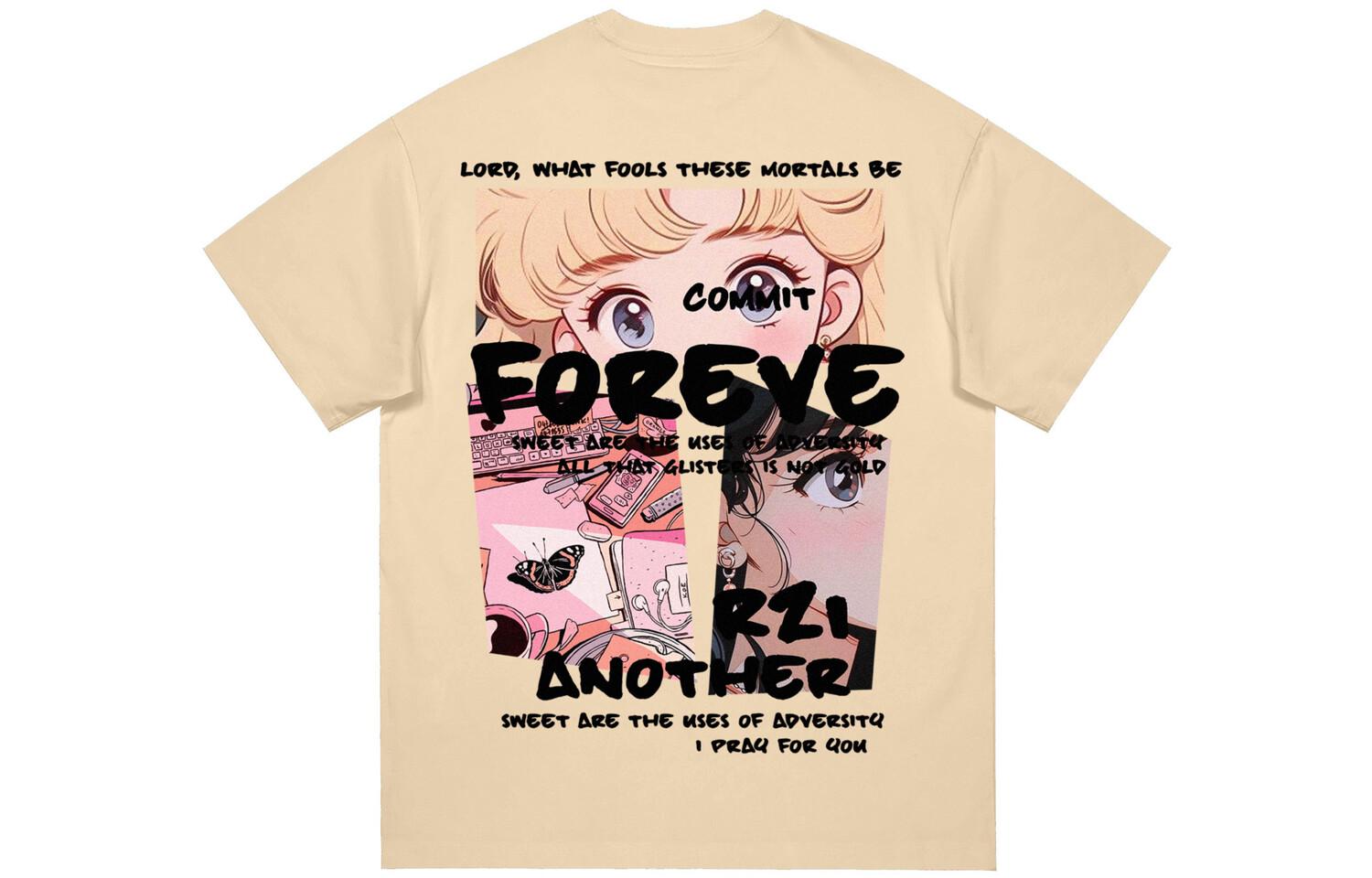 

Футболка унисекс Forever 21, цвет Creamy Apricot, Желтый, Футболка унисекс Forever 21, цвет Creamy Apricot