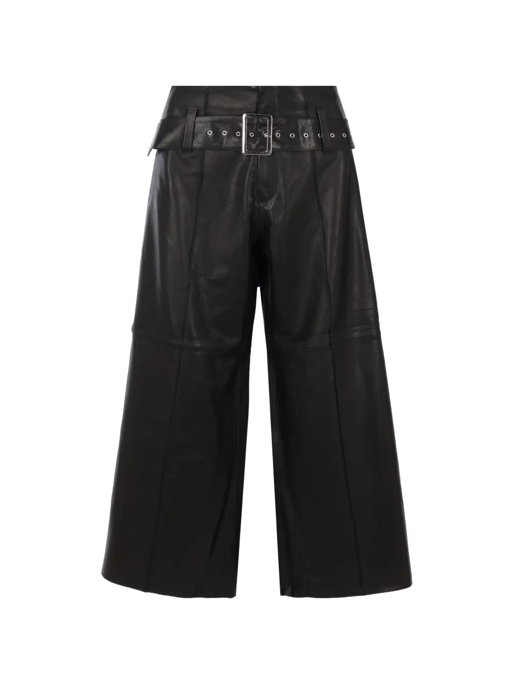 

Брюки-кюлоты с поясом 10 Corso Como, черный