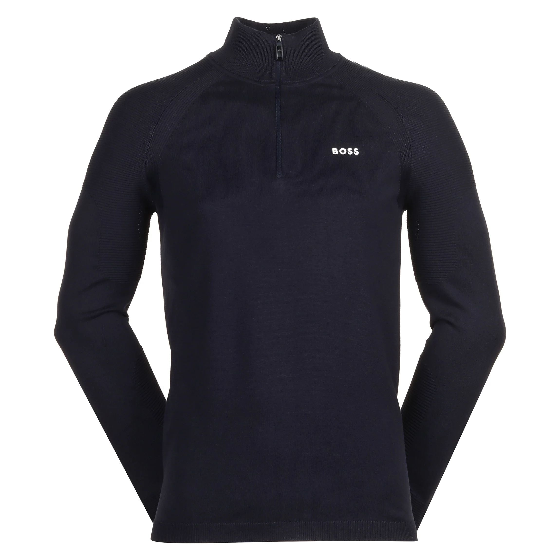 

Мужская толстовка Hugo Boss Perfom-X с застежкой-молнией Quarter Zip, синяя