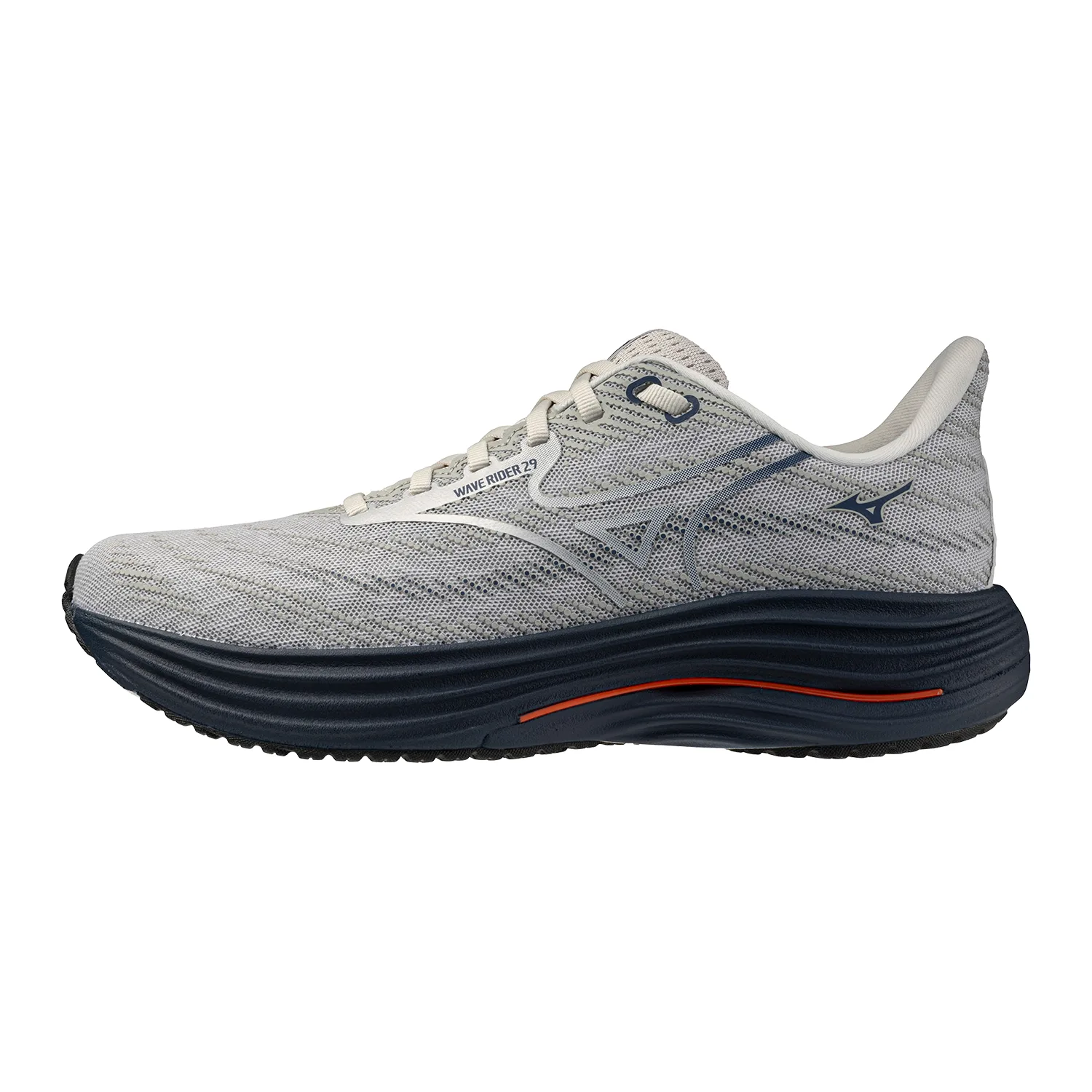 Mizuno Кроссовки для бега WAVE RIDER 29 Comfortable Low top Unisex Mist Gray