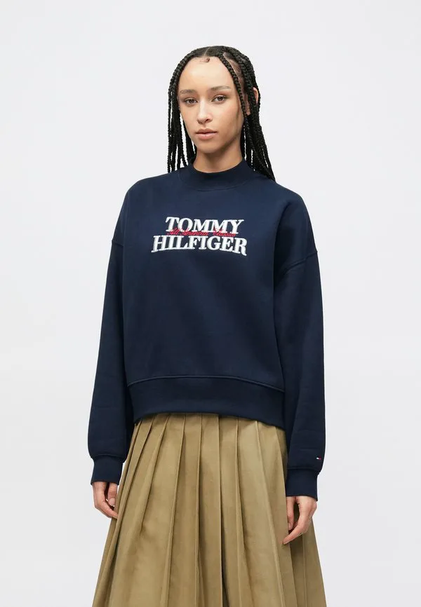 

Классическая толстовка с высоким голенищем Tommy Hilfiger, Dark Night Navy, Синий, Классическая толстовка с высоким голенищем Tommy Hilfiger, Dark Night Navy
