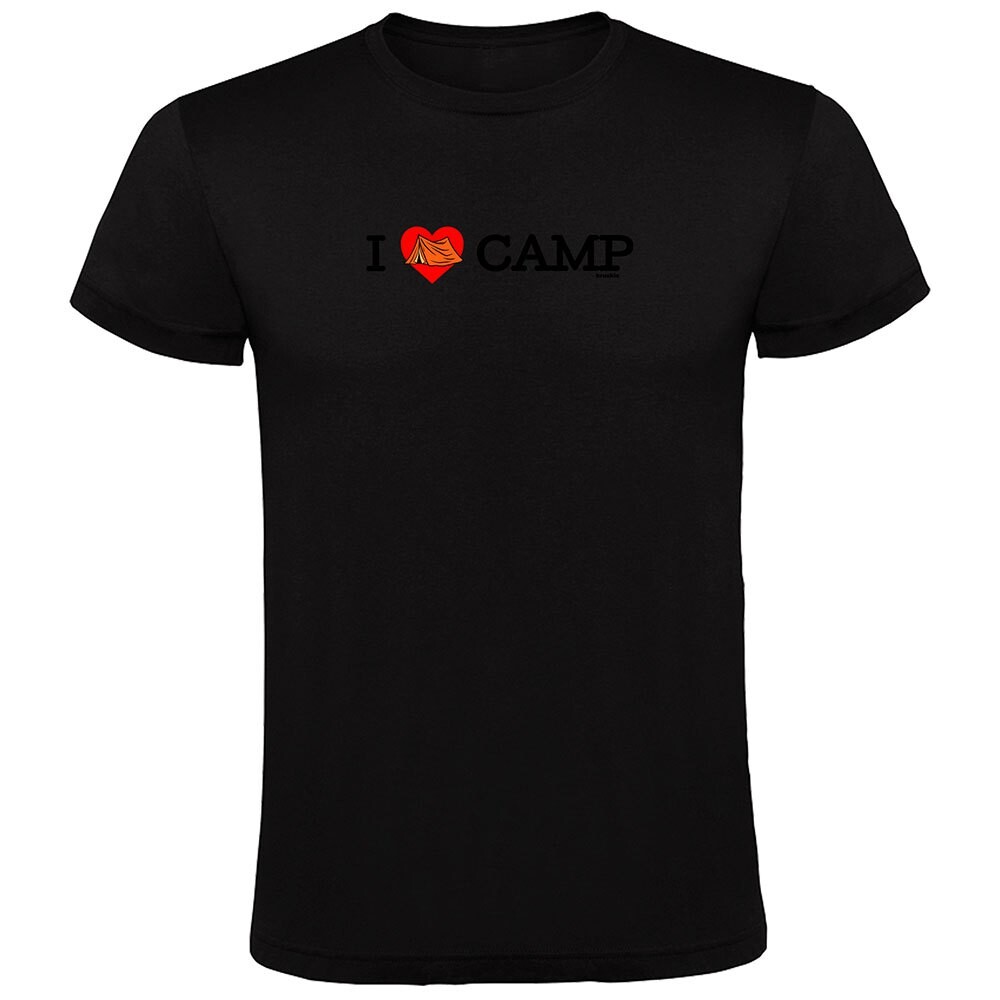 

Футболка с коротким рукавом Kruskis I Love Camp, черный