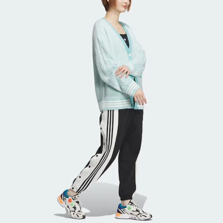 Adidas Originals V Day Polo Sweater Knitwear Women's Simple Mint Green — фото 4