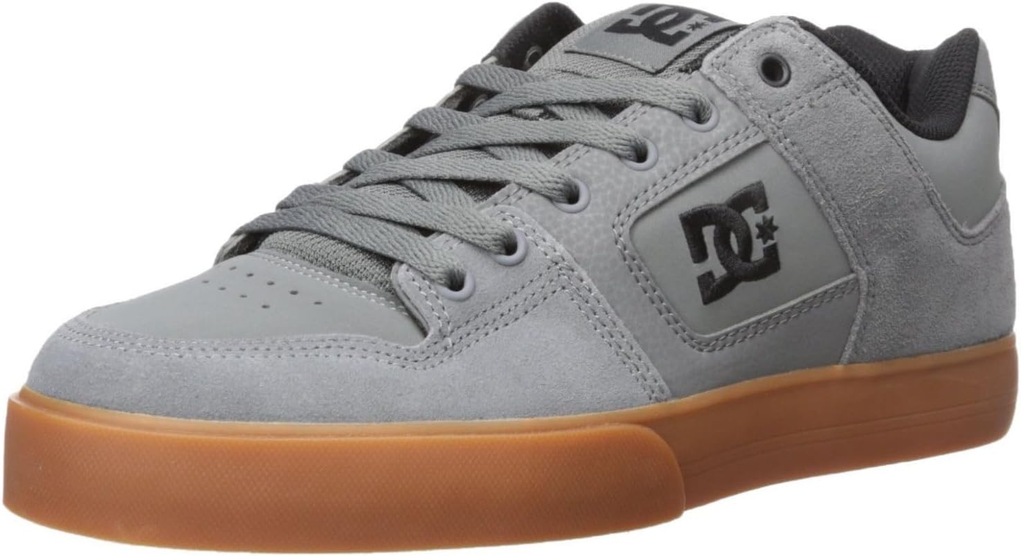 

Мужские кеды DC Pure Casual низкие на шнуровке для скейтборда Dc Shoes, серый