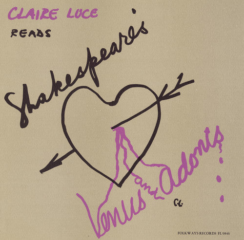 

CD диск Luce, Claire: Venus & Adonis: By William Shakespeare