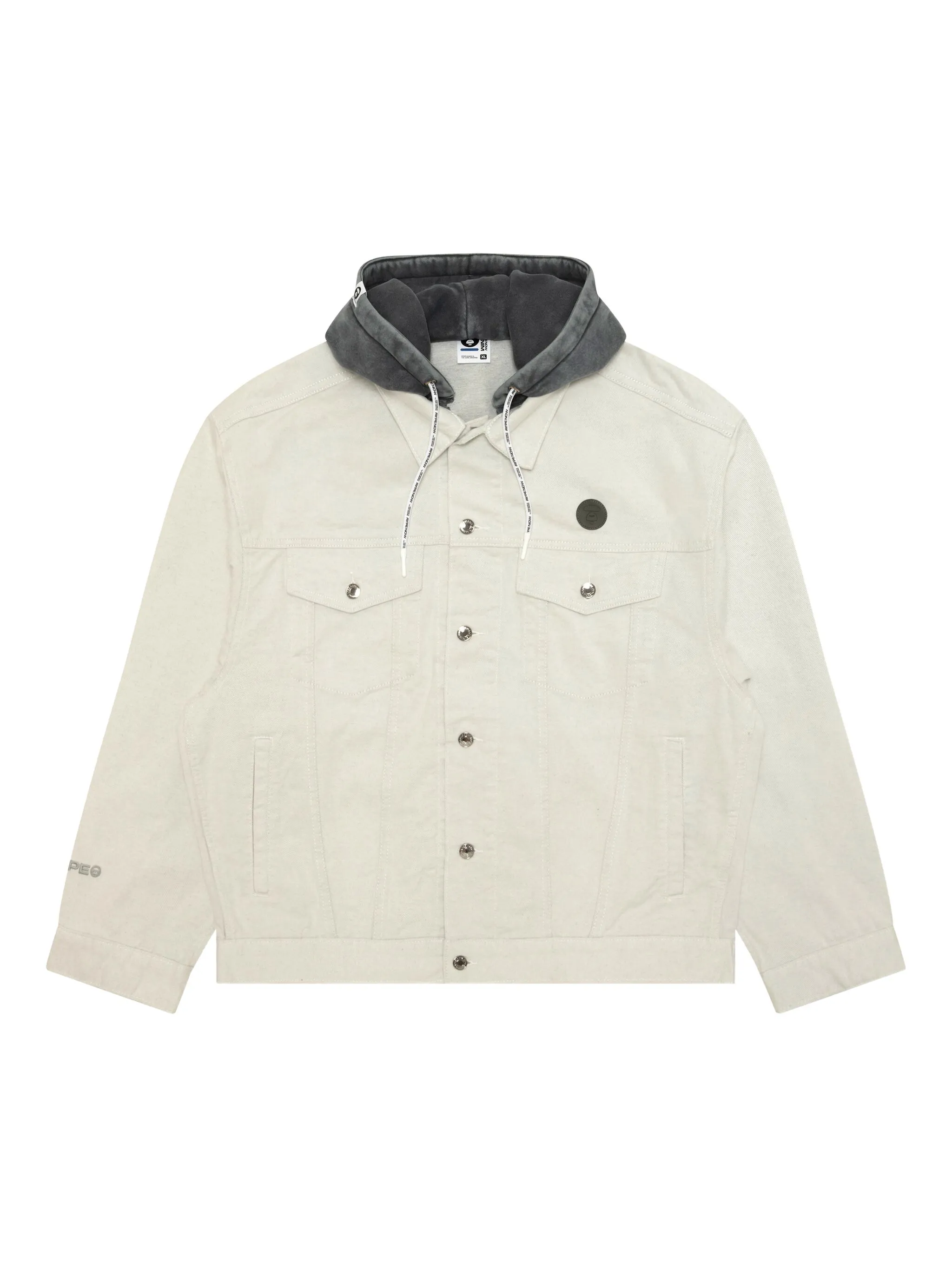 

Куртка на пуговицах с капюшоном Aape By A Bathing Ape, нейтральный