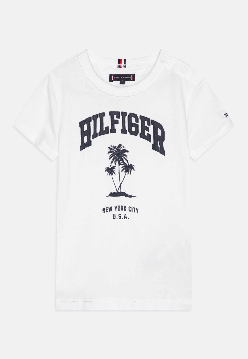 

Футболка с принтом PALM PRINT TEE UNISEX Tommy Hilfiger, белый