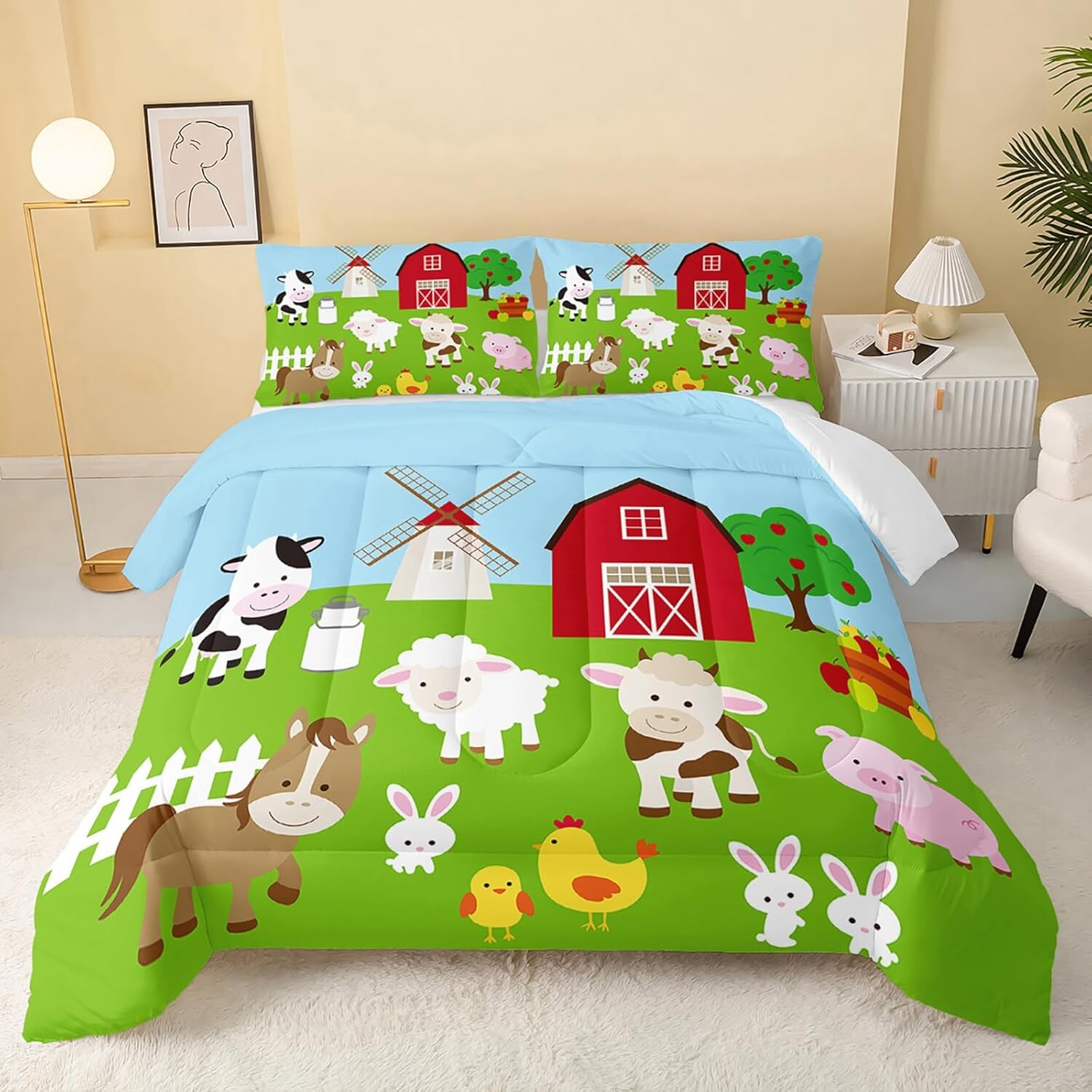 

Одеяло для сельскохозяйственных животных QOOMO, Farm Animal 3