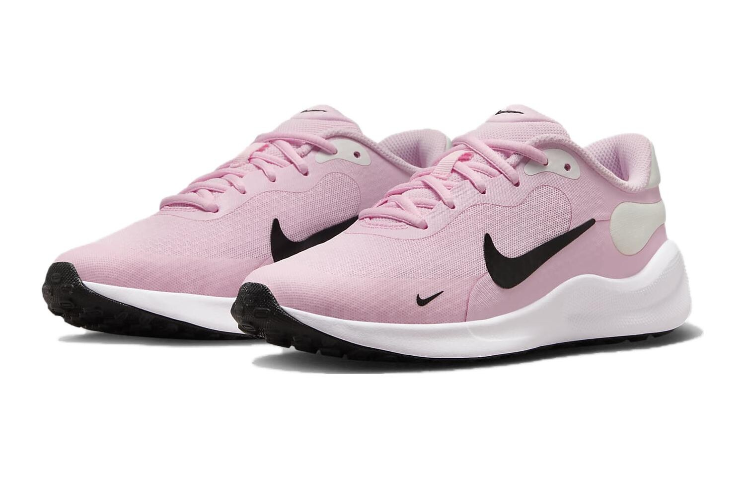 Кроссовки Nike Revolution 7 GS 'Pink Foam Black', цвет Pink foam — фото 3