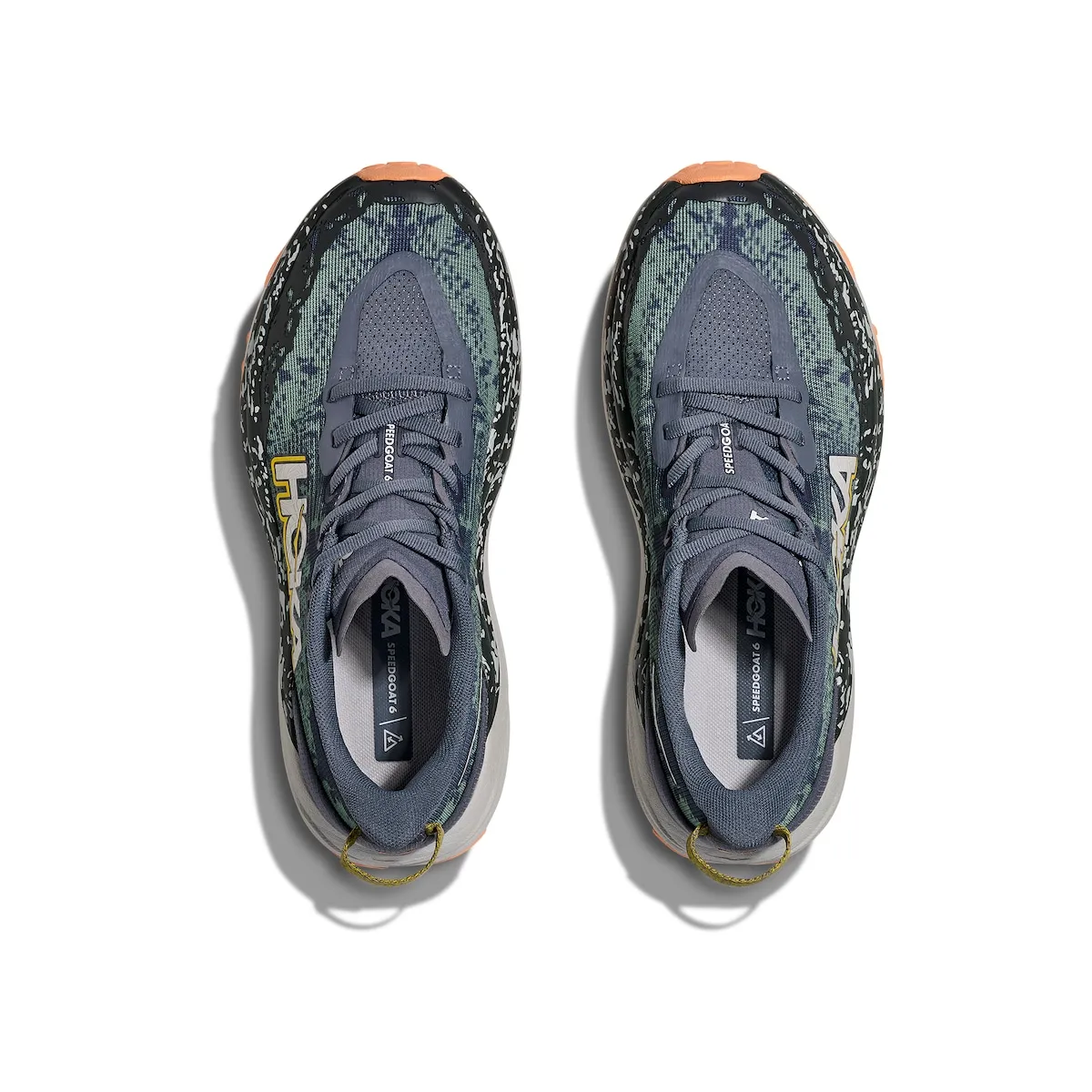 Женские трейловые кроссовки SPEEDGOAT 6 WIDE Hoka, серый — фото 2