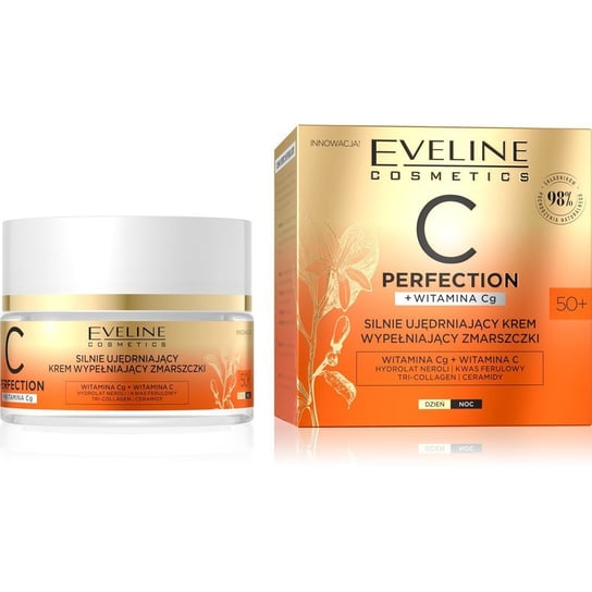 

Крем, заполняющий морщины 50+, для дня и ночи 50мл Eveline Cosmetics C Perfection Strongly Firming