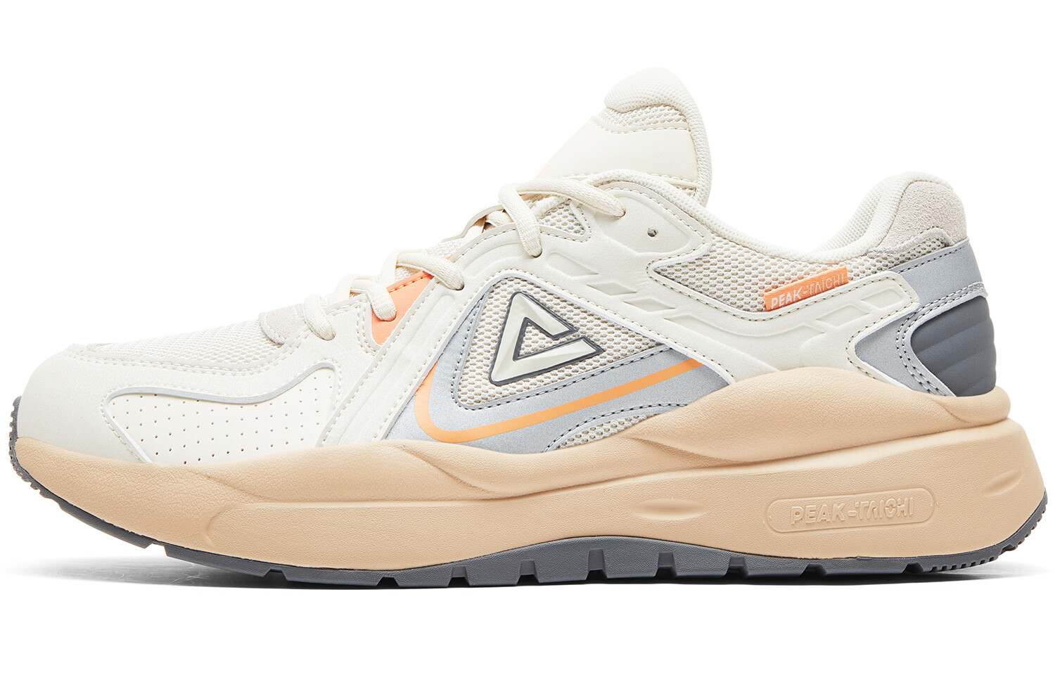 

Кроссовки PEAK Lifestyle Shoes Men Low-top Off-white/orange, Белый, Кроссовки PEAK Lifestyle Shoes Men Low-top Off-white/orange