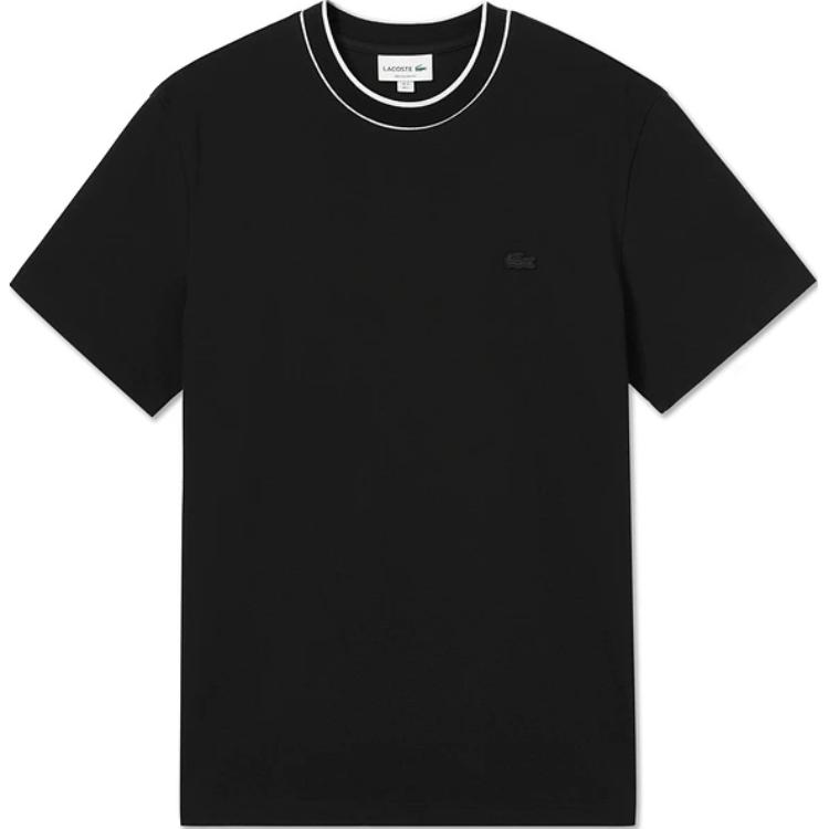 

LACOSTE Футболка SS25 мужская black, Черный, LACOSTE Футболка SS25 мужская black
