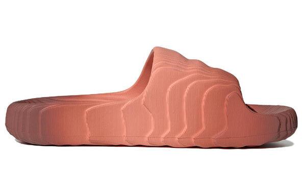 Тапочки originals adilette 22 slides 'wonder clay wild sepia core black' Adidas, мультиколор — фото 2