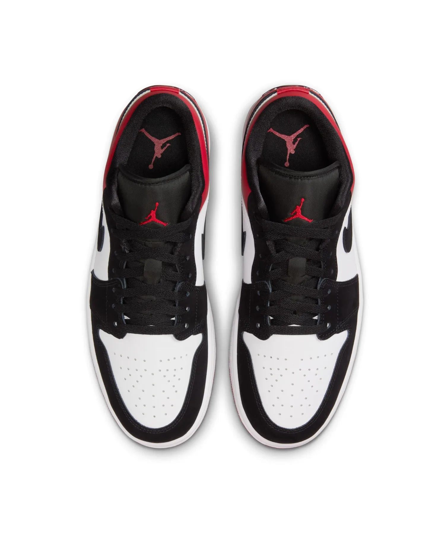Мужские кроссовки AIR JORDAN 1 LOW SE Jordan Brand черно-красные — фото 4