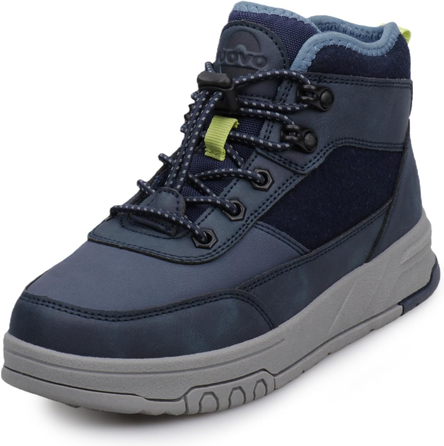 

Зимние ботинки для мальчиков UOVO, снежные ботинки, детские водонепроницаемые кроссовки для улицы, зимняя обувь на высокой подошве, противоскользящие, синий