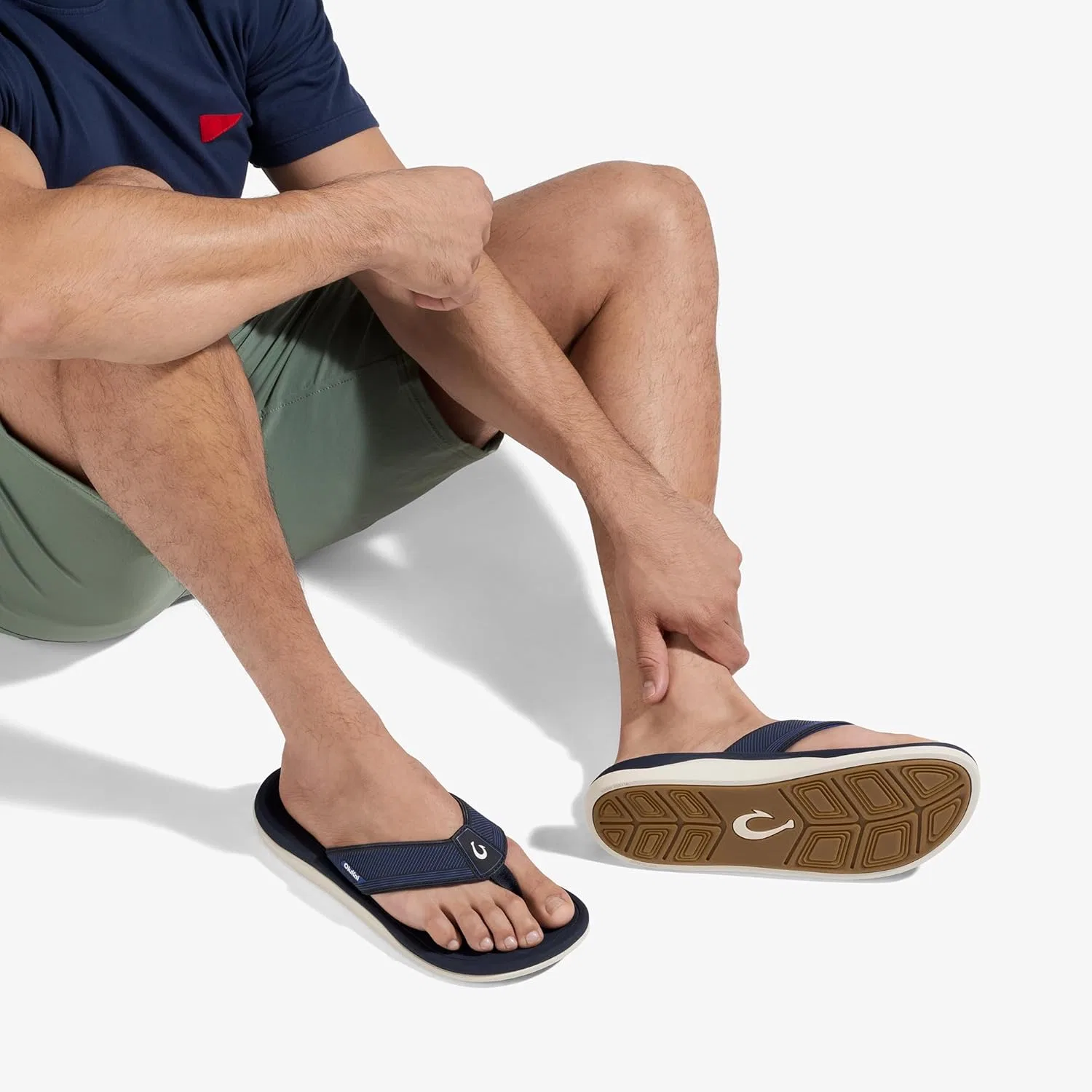 Сандалии с поддержкой стопы OLUKAI, Trench Blue — фото 2