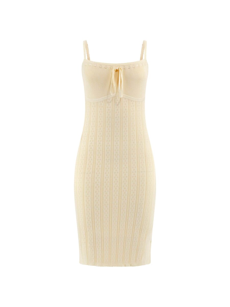 

Вязаное платье GUESS, кремовый