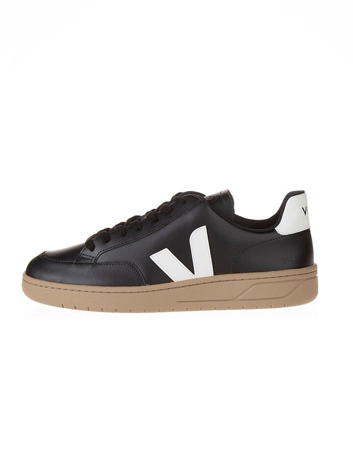 

Низкие кроссовки Veja Leder V 12, черный/белый