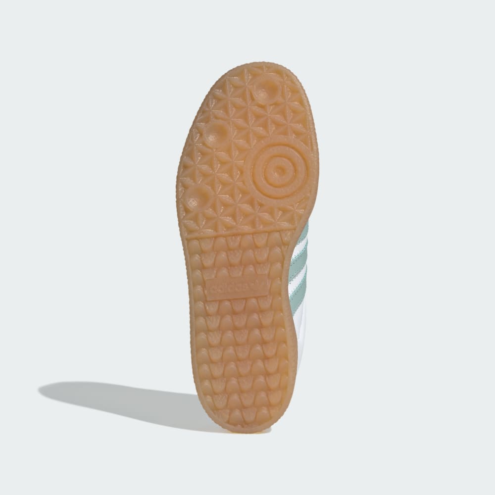 Кроссовки на платформе Adidas Sambae Shoes, цвет Cloud White/Wonder Blue/Off White — фото 3