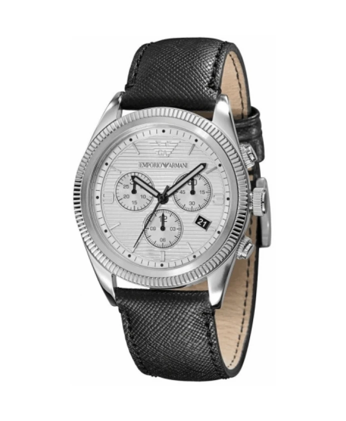 

Мужские кварцевые часы из нержавеющей стали. Emporio Armani, серый