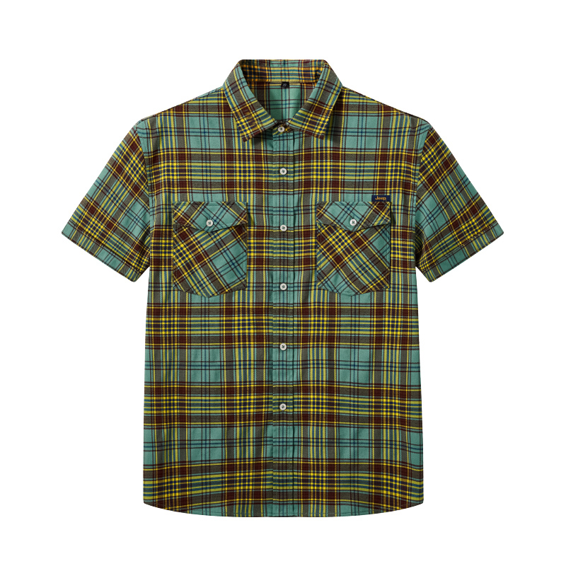 

Рубашка Unisex Lapel Moderate Others Jeep, turquoise зеленый