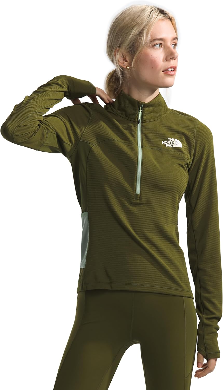 

THE NORTH FACE Женская кофта Sunriser ¼ Zip, Forest Olive/Misty Sage