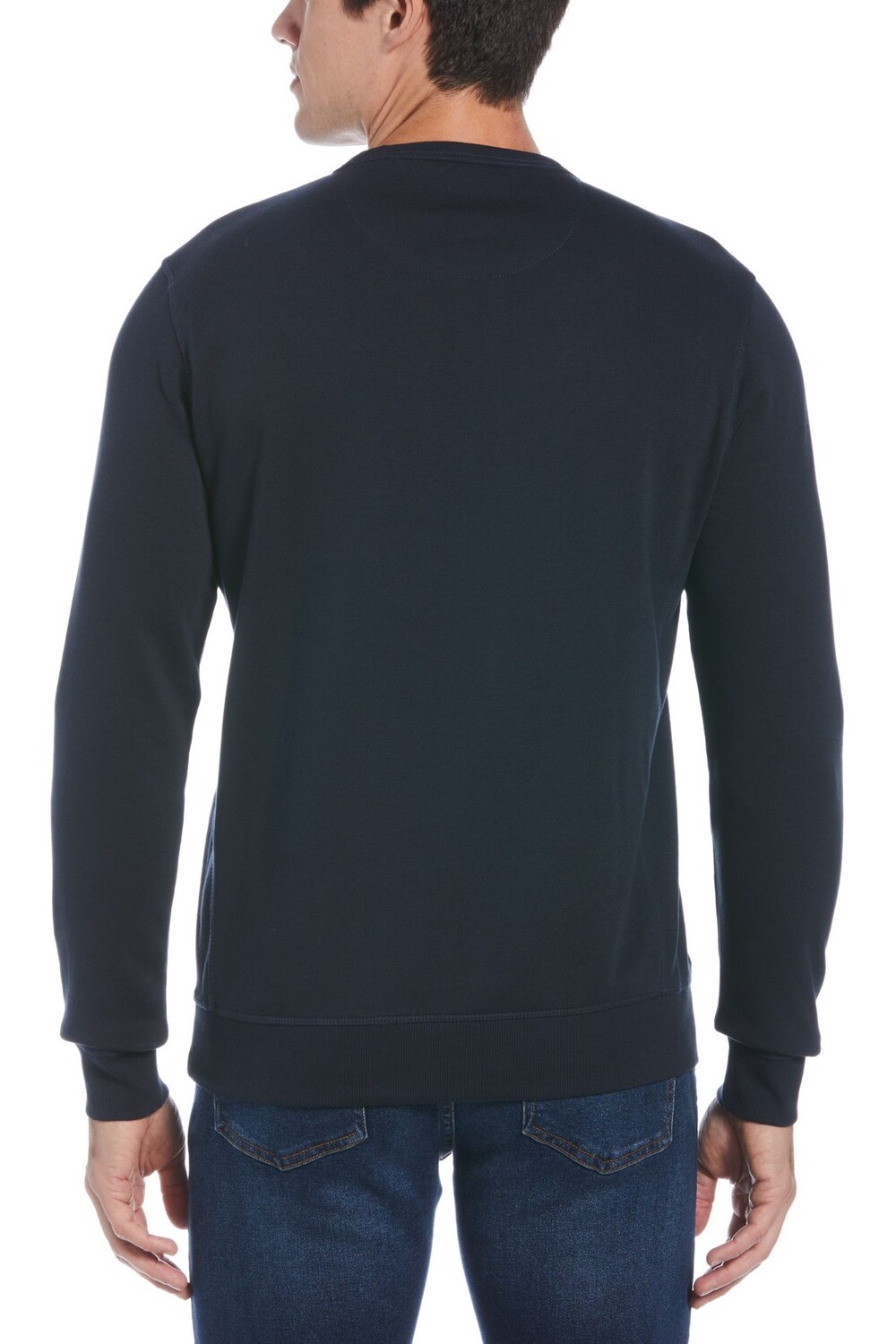 

Синяя толстовка с круглым вырезом и стикером Pete Original Penguin, черный