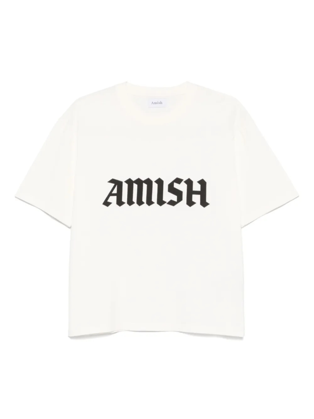 

AMISH футболка из джерси с логотипом, белый