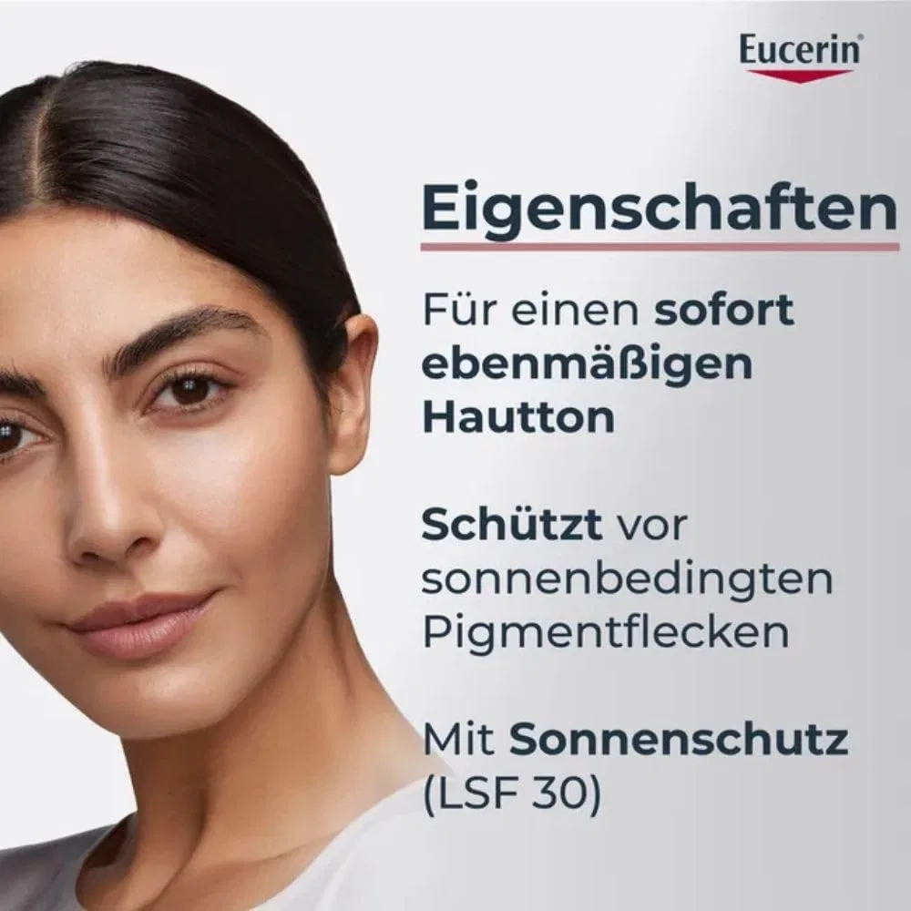 Крем для лица SPF EUCERIN Тонирующий дневной Anti-pigment, средний тон — фото 3
