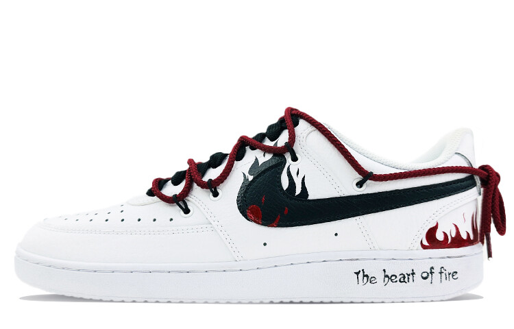 

Кроссовки Nike Court Vision 1 Skateboarding Shoes Men Low-top Black/Red, белый