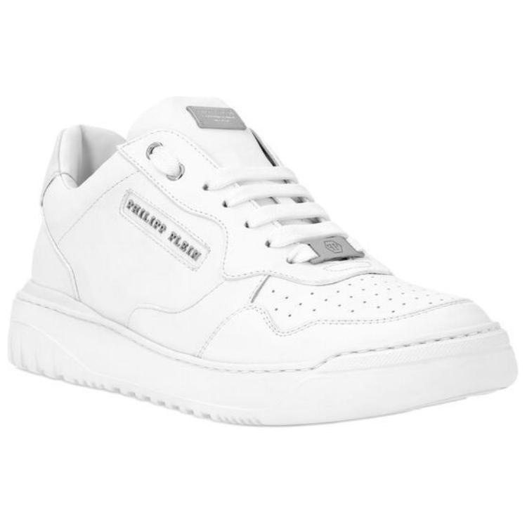 Кроссовки мужские низкие повседневные Nappa Calfskin белые PHILIPP PLEIN, белый — фото 4