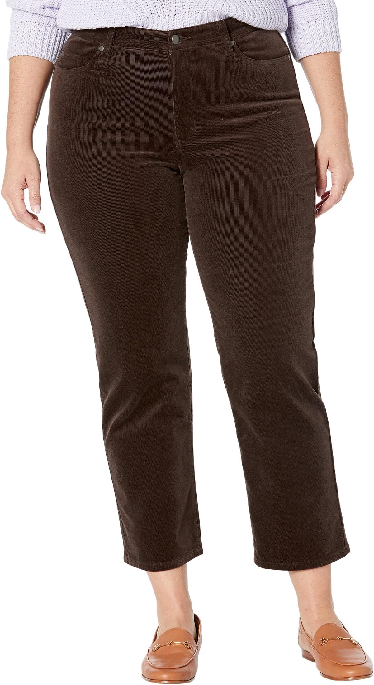 

Джинсы Eileen Fisher High-Waisted Straight Ankle Jeans in Coffee, кофе