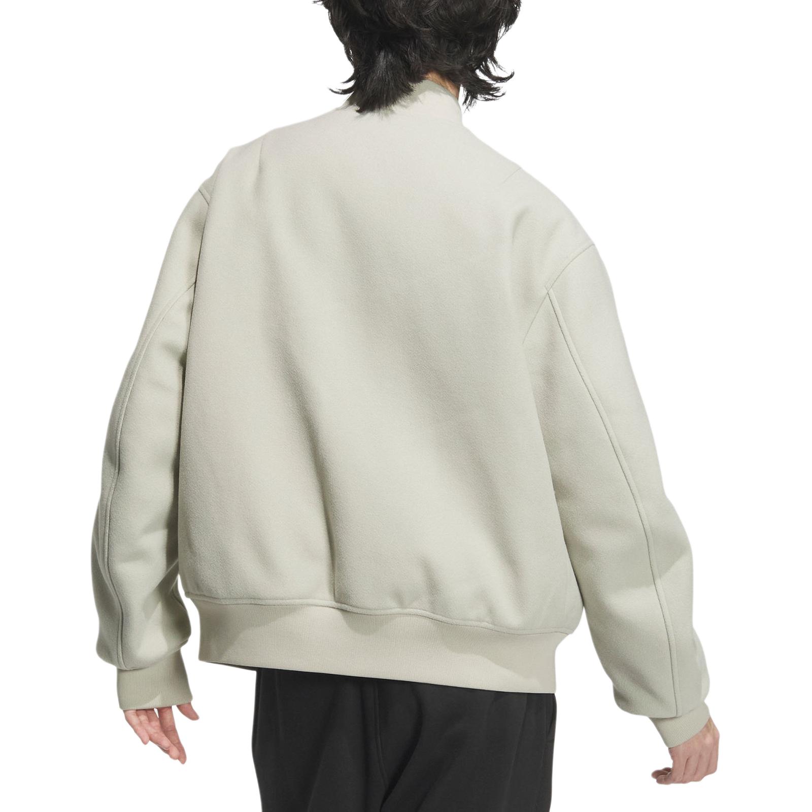 Утепленная куртка Adidas Unisex светло-серовато-коричневый, светло-бежевый — фото 4