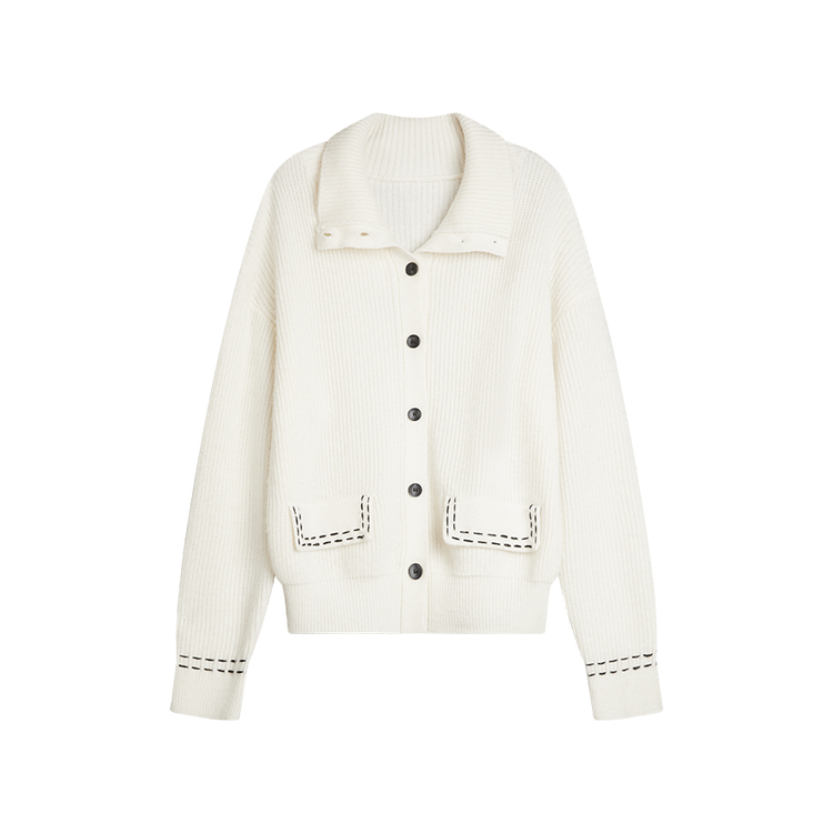 

Кардиган женский с лацканами ELLE, белый