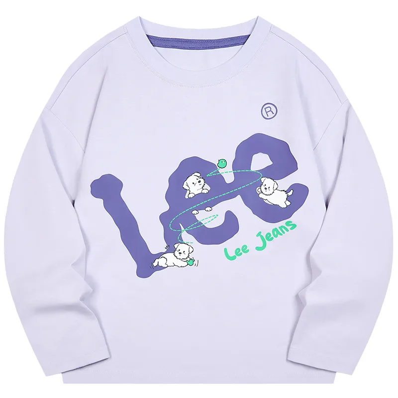Футболка с круглым вырезом для школьников Lee, Hyacinth Purple