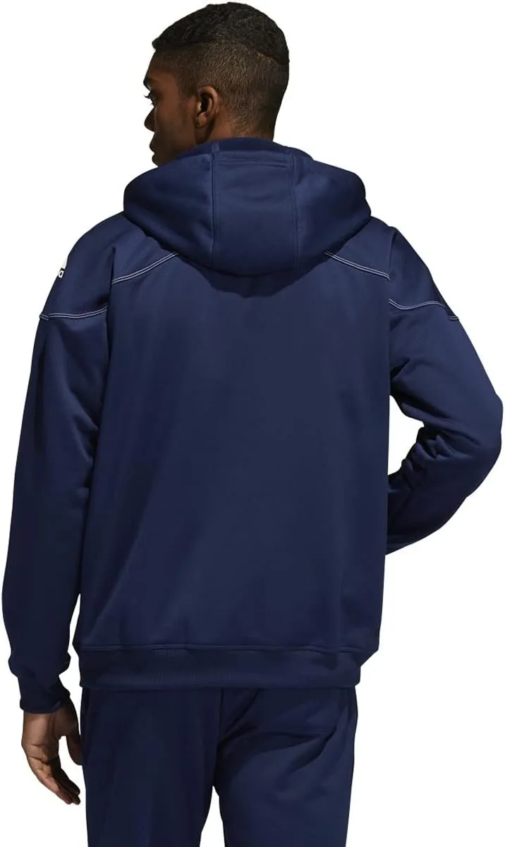 Толстовка с молнией Adidas Unisex-Adult Adidas Mens Stadium Full Zip Hoodie M, сине-белый — фото 2