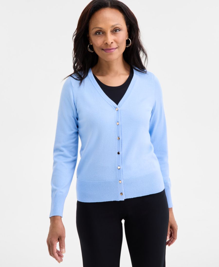 

Свитер с длинными рукавами Petite Fran, эксклюзивно представлен в Macy's JM Collection, Open Air