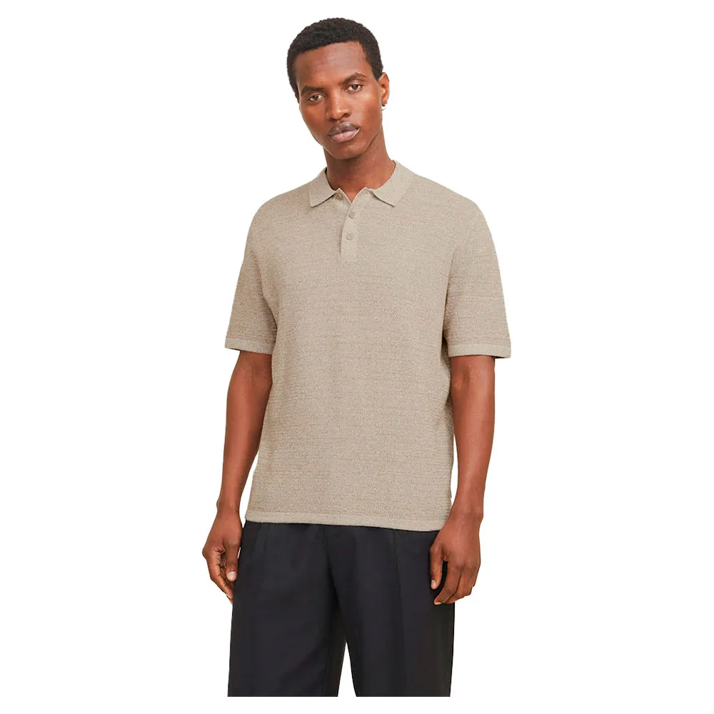 

Поло с коротким рукавом Jack & Jones George, бежевый