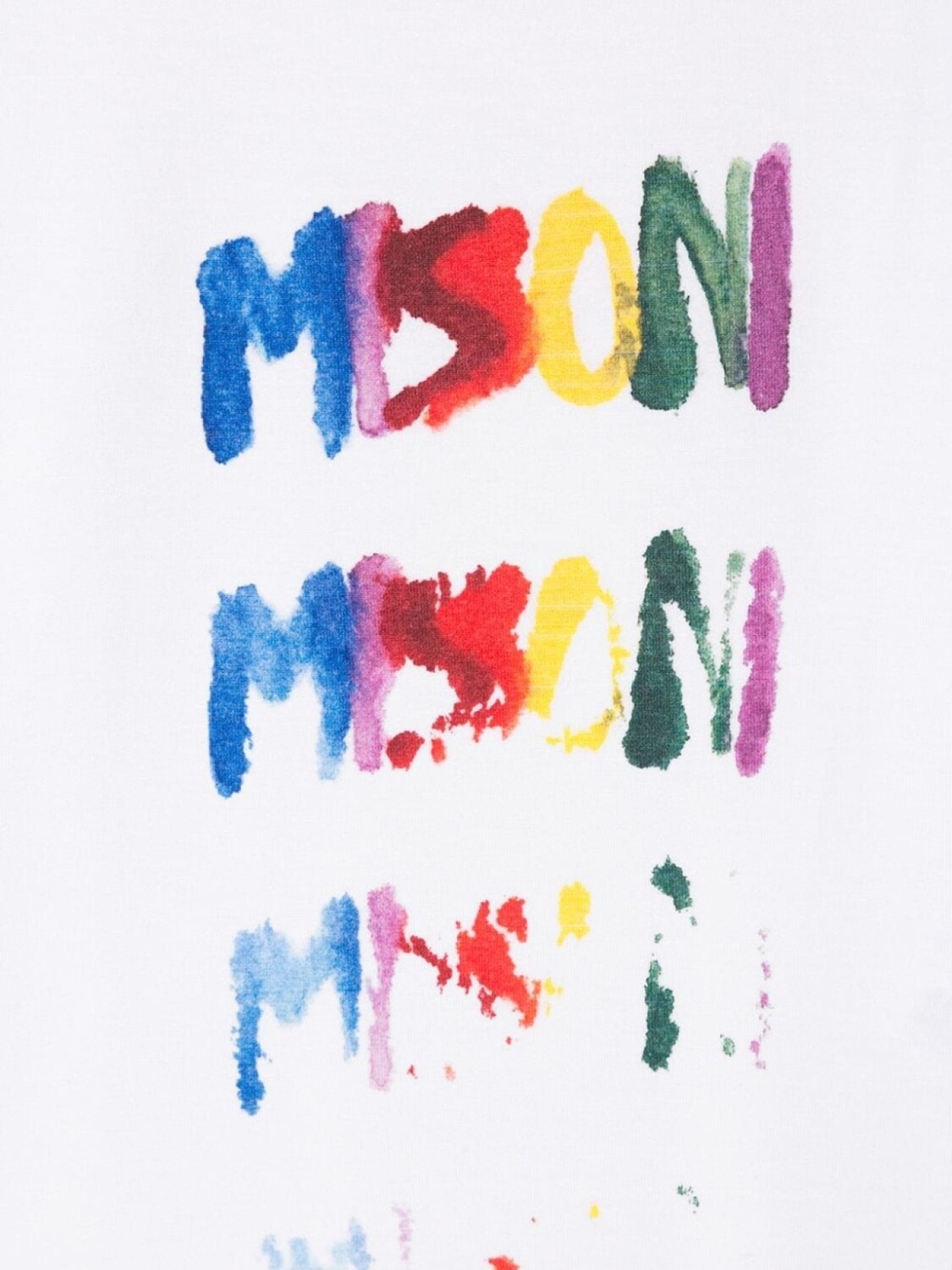 Missoni Kids футболка с принтом, белый — фото 3