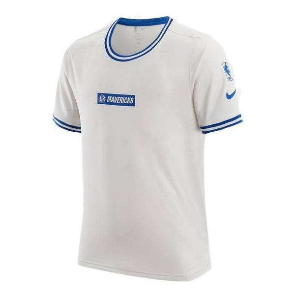 

Футболка Men's Nike Alphabet Stripe Printing Round Neck Short Sleeve White T-Shirt, белый