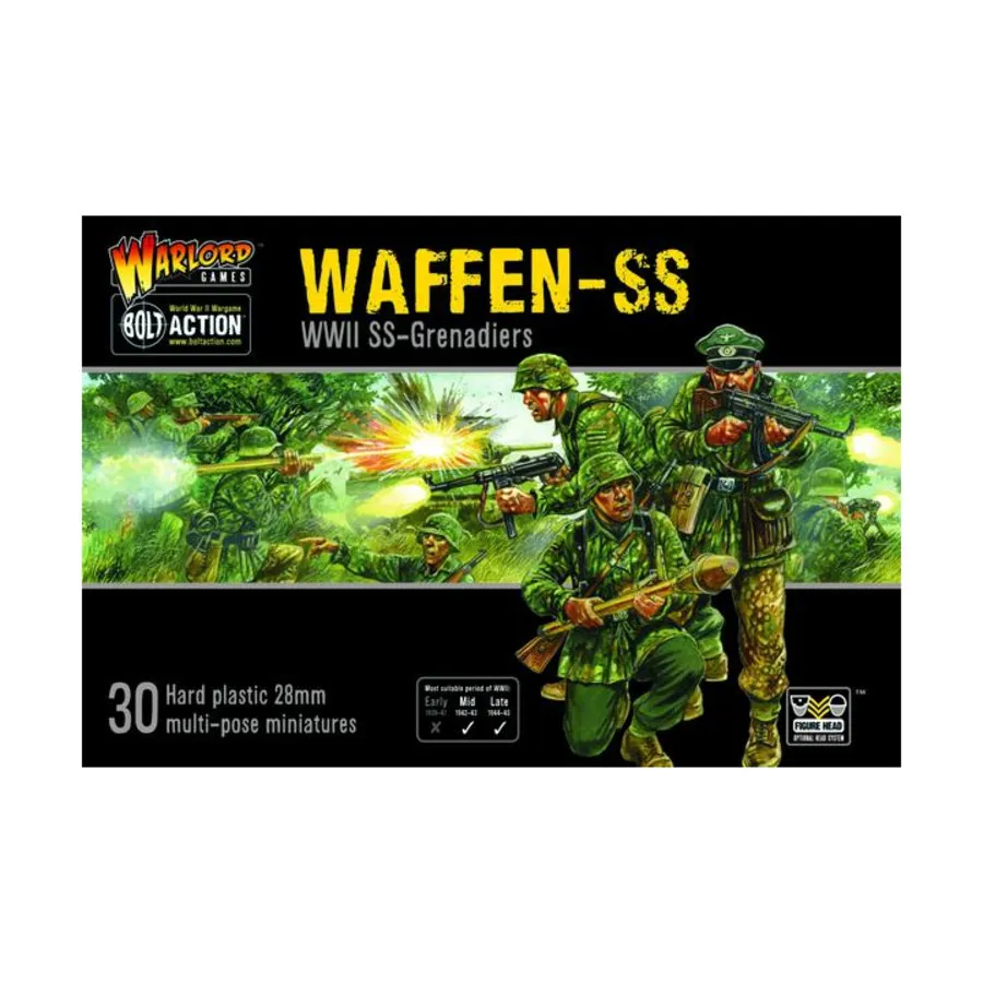 

Ваффен-СС (2-е издание) (Пластик), Bolt Action - German - Waffen-SS (28mm)