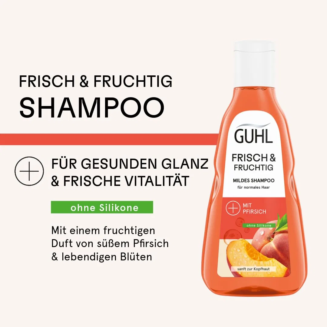 Шампунь для нормальных волос «Fresh & Fruity» от Guhl, Orange — фото 4
