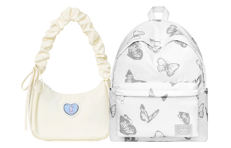 

Женский рюкзак Mr.Ace Homme, 2060 белый + 0313 молочный сахар белый