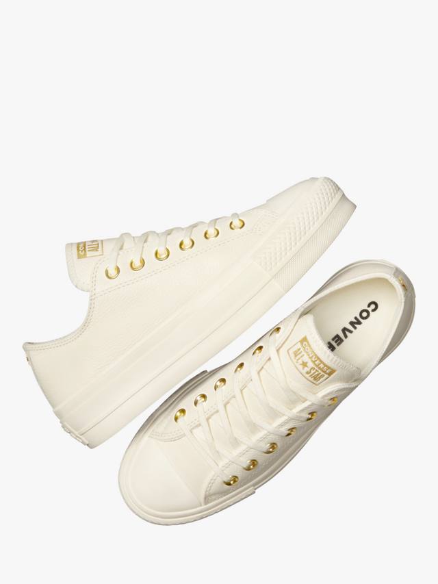 Chuck Taylor All Star Lift Platform Golden Hits Converse, Egret — фото 3