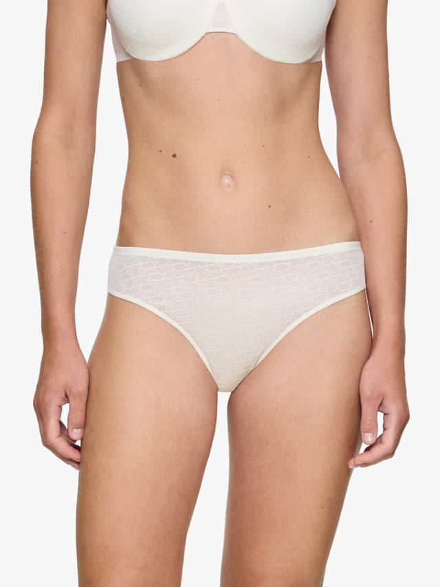 

Сигнатурные прозрачные кружевные трусики Triumph, Ecru White