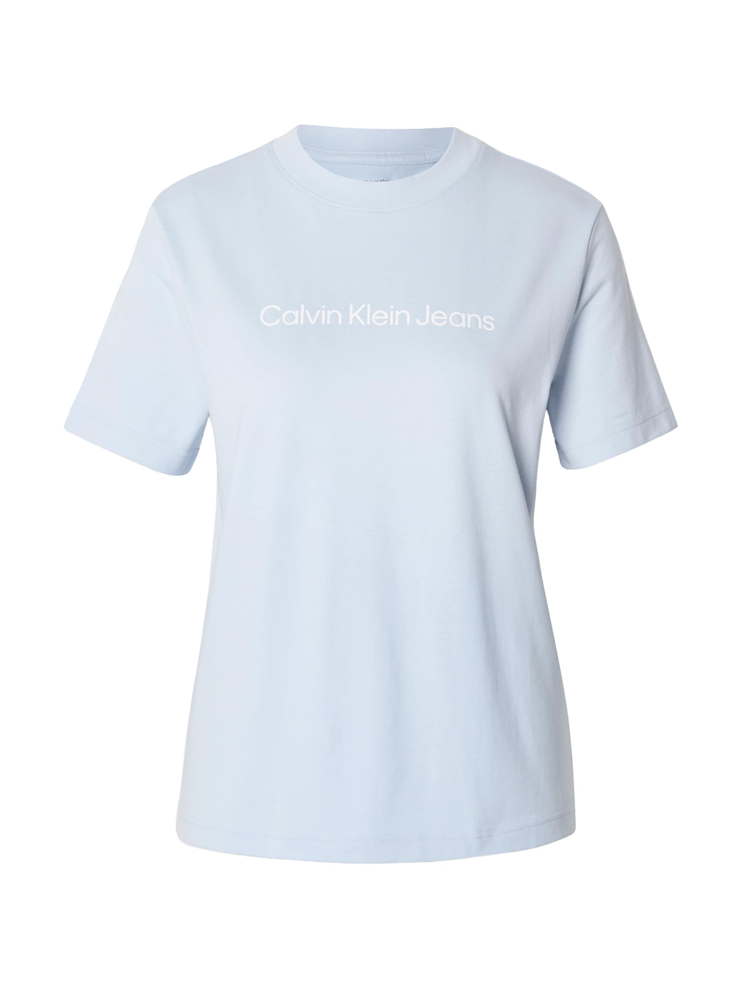 

Calvin Klein Jeans Футболка в светло-голубом цвете, Синий, Calvin Klein Jeans Футболка в светло-голубом цвете