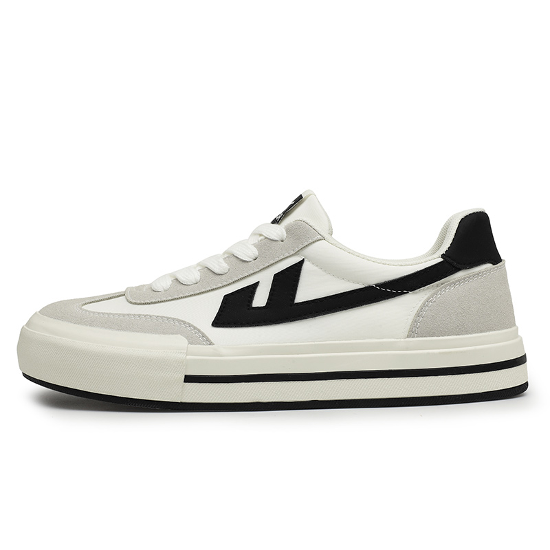 

WARRIOR Мужские скейтерские кроссовки Low top, Slip Resistant, Abrasion Resistant, Lightweight, цвет beige gray black